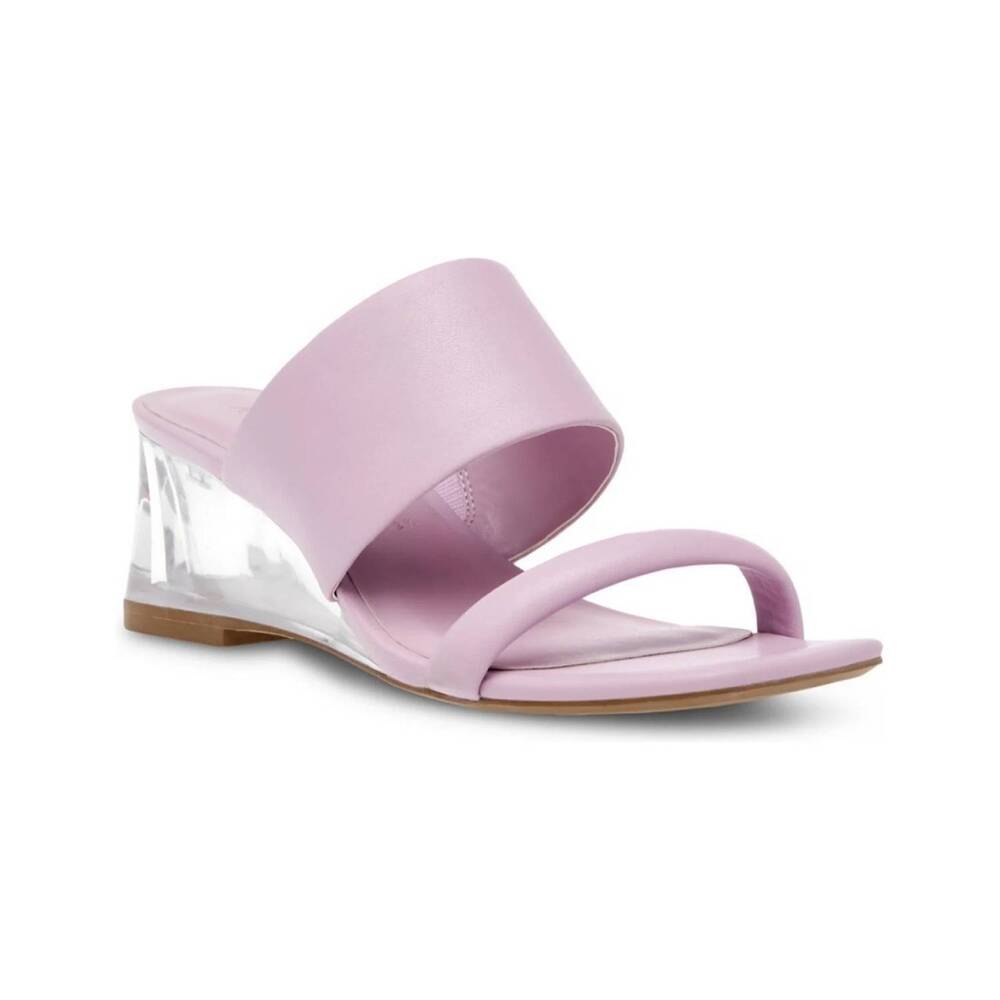NEW ANNE KLEIN women's gaia strappy slide sandals in lilac